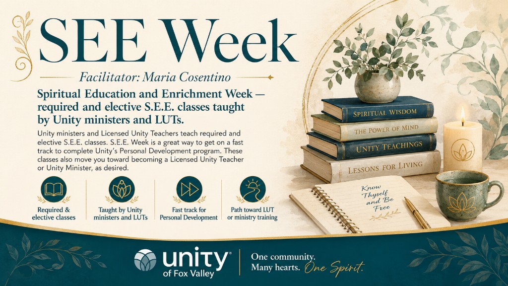 SEE Week — Spiritual Education and Enrichment Week, required and elective S.E.E. classes