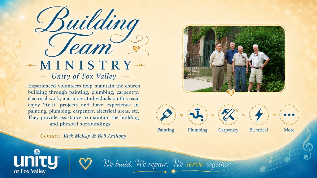 Building Team Ministry — we build, we repair, we serve together