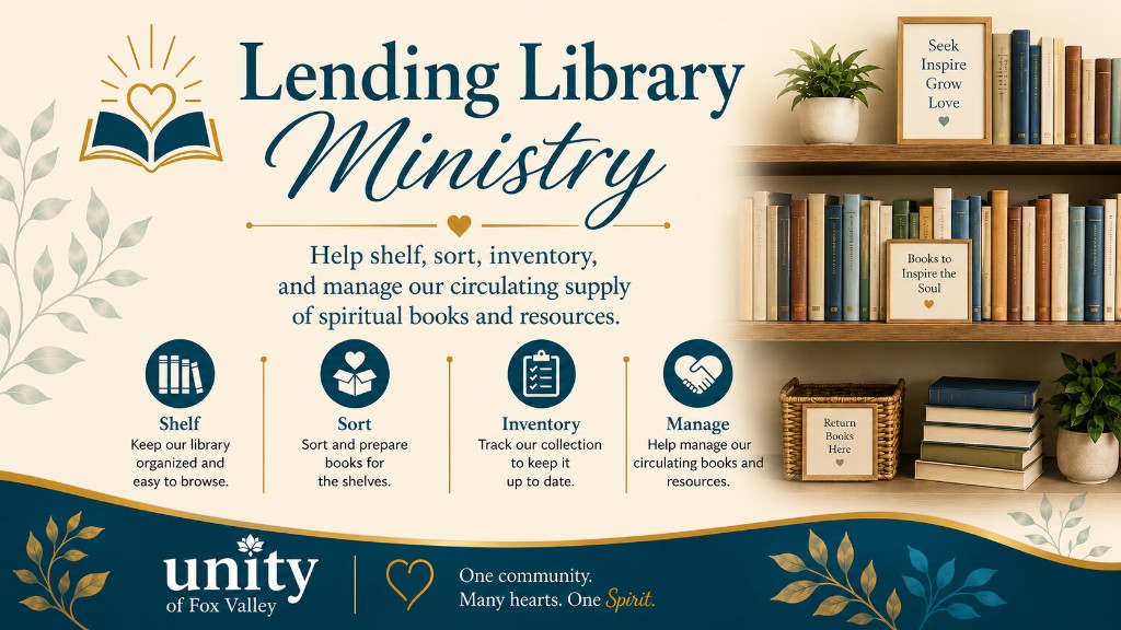 Lending Library Ministry — spiritual books and resources for our community