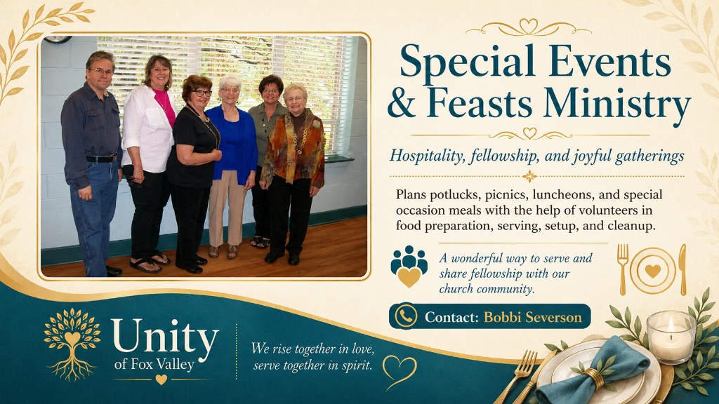 Special Events & Feasts Ministry — hospitality, fellowship, and joyful gatherings