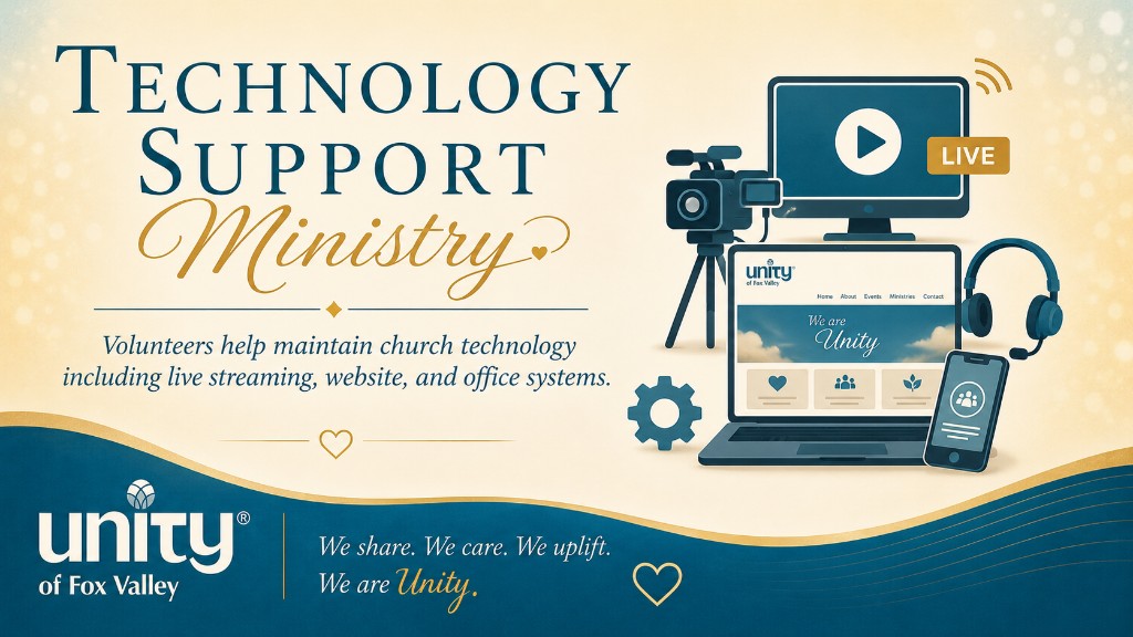 Technology Support Ministry — live streaming, website, and office systems